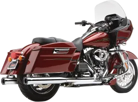 1801-0723 - COBRA RPT 3" Mufflers - Chrome - '95-'16 Bagger 6070