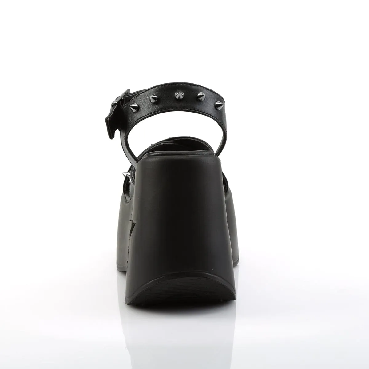 DYNAMITE-02 Black Vegan Leather