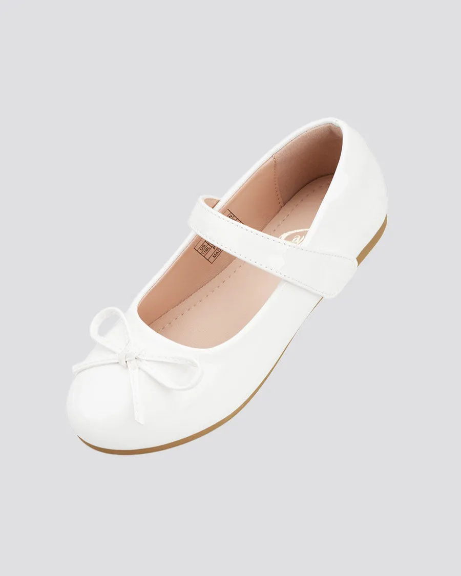 Girls Classic Mary Janes | Shiny Closed-Toe Dress Shoes