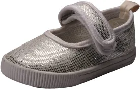 girls toddler mary jane slip on shoe - glitter Case of 18