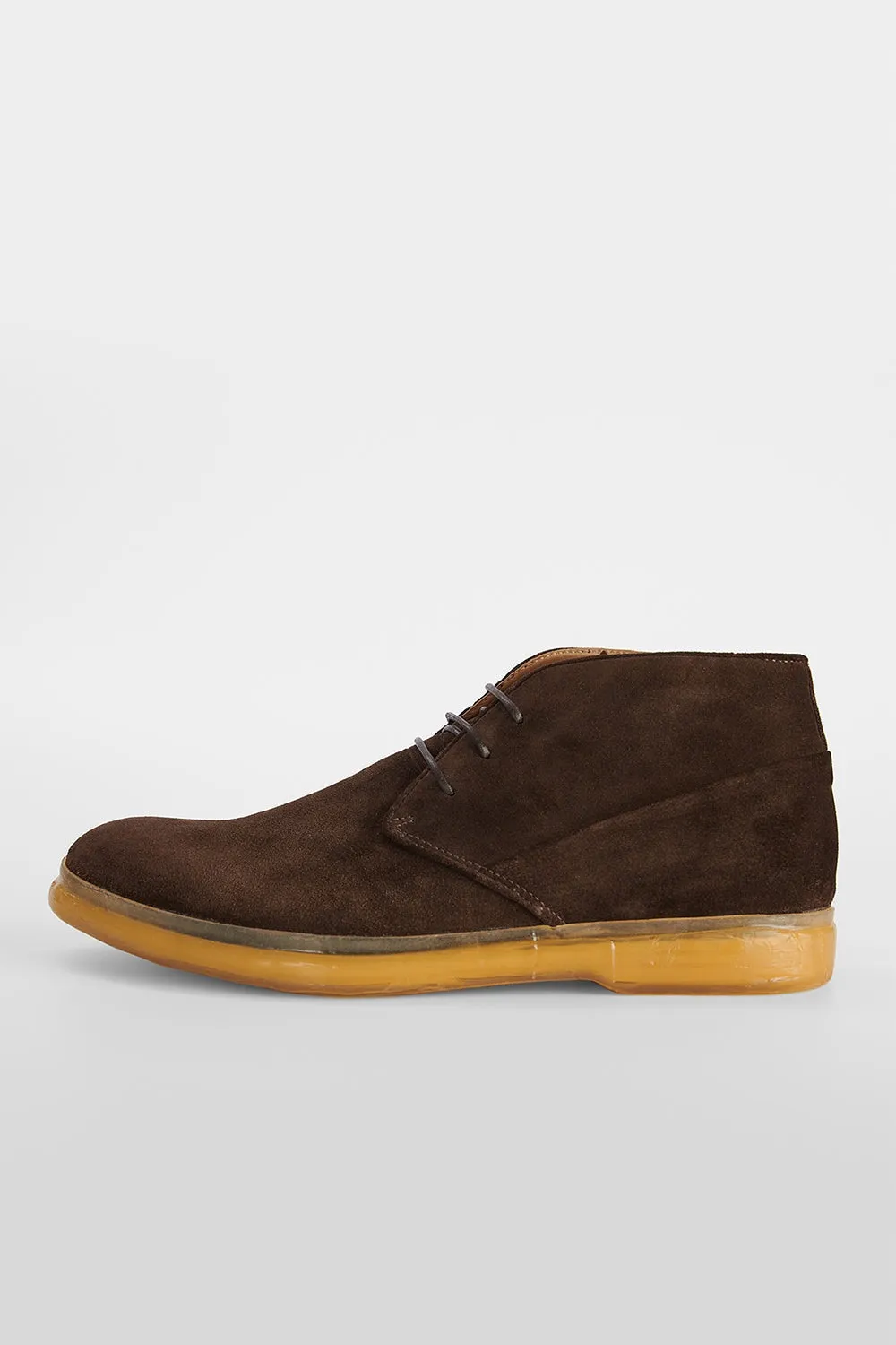HAMPTON java-brown suede chukka boots.