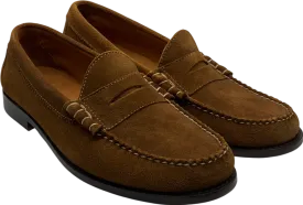 J Crew Nude Ludlow Suede Penny Loafers UK 10 EU 44 👞