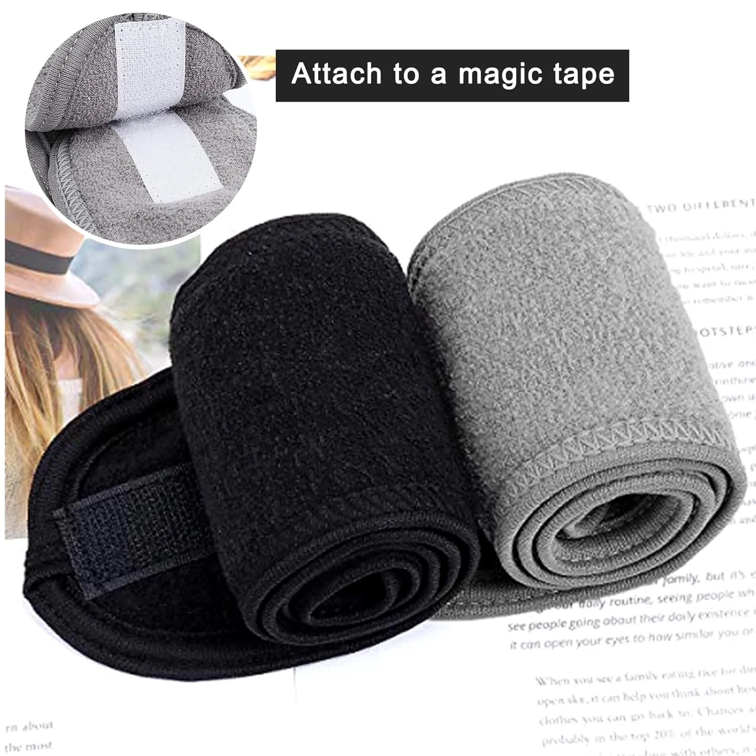 LADES Spa Facial Headband for Women | Adjustable Velcro, Soft Terry Cloth, Washable, Comfortable, Perfect for Makeup, Facials & Sleeping