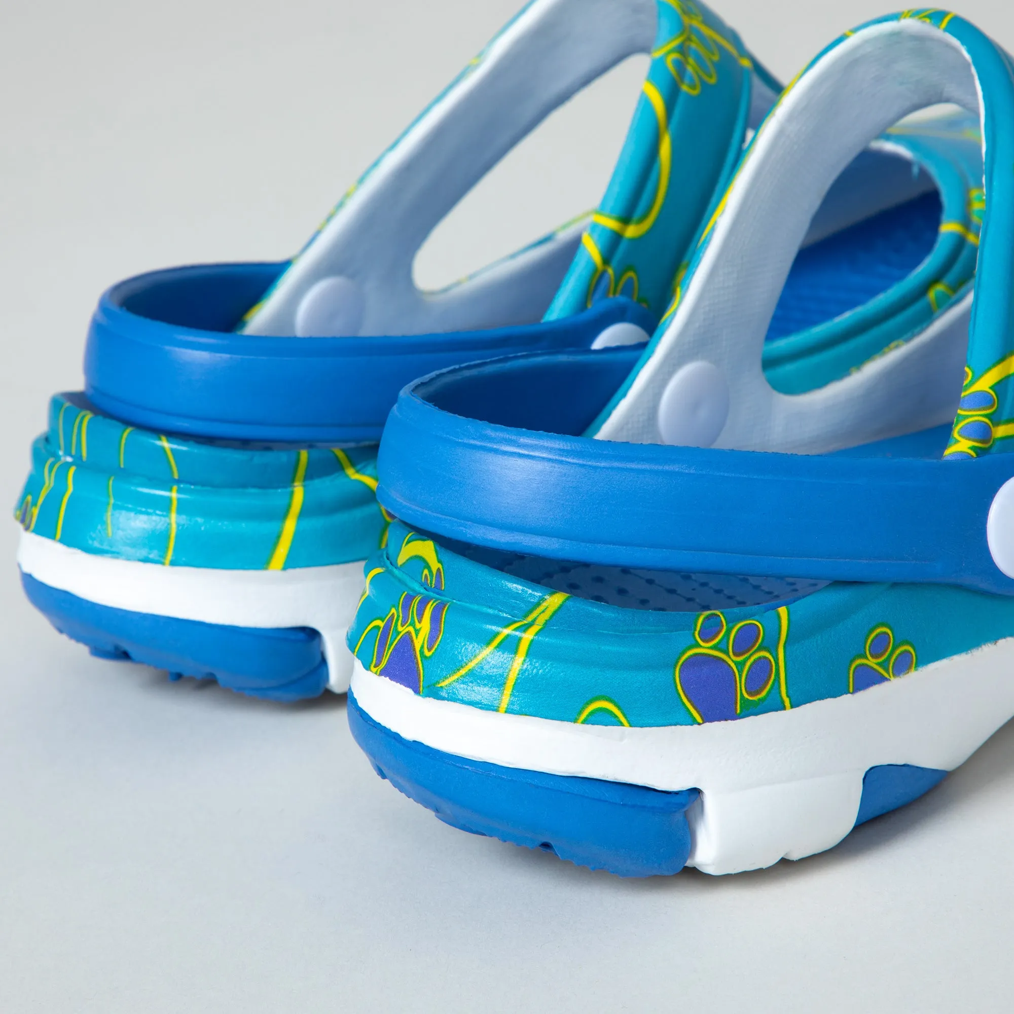 Multicolored Mary Jane Clogs