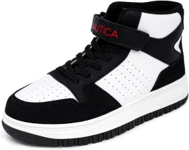 Nautica Kids Sneaker: Lace-Up Fashion Shoe with Boot-Like High Top Design for Boys and Girls (Big Kid/Little Kid Sizes) - Horizon