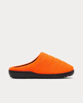 Quilted Light Orange Slip Ons