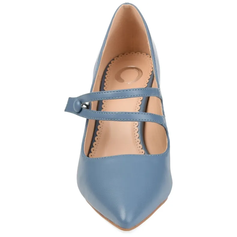 Sidney Stiletto Pump Heel in Faux Leather