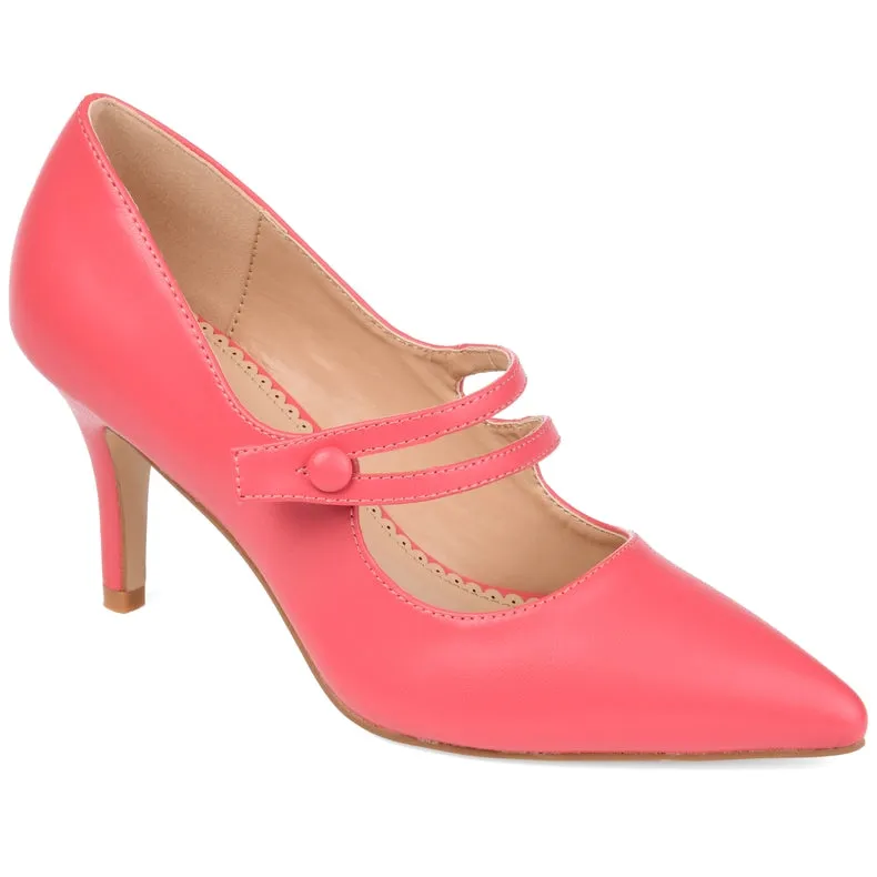 Sidney Stiletto Pump Heel in Faux Leather