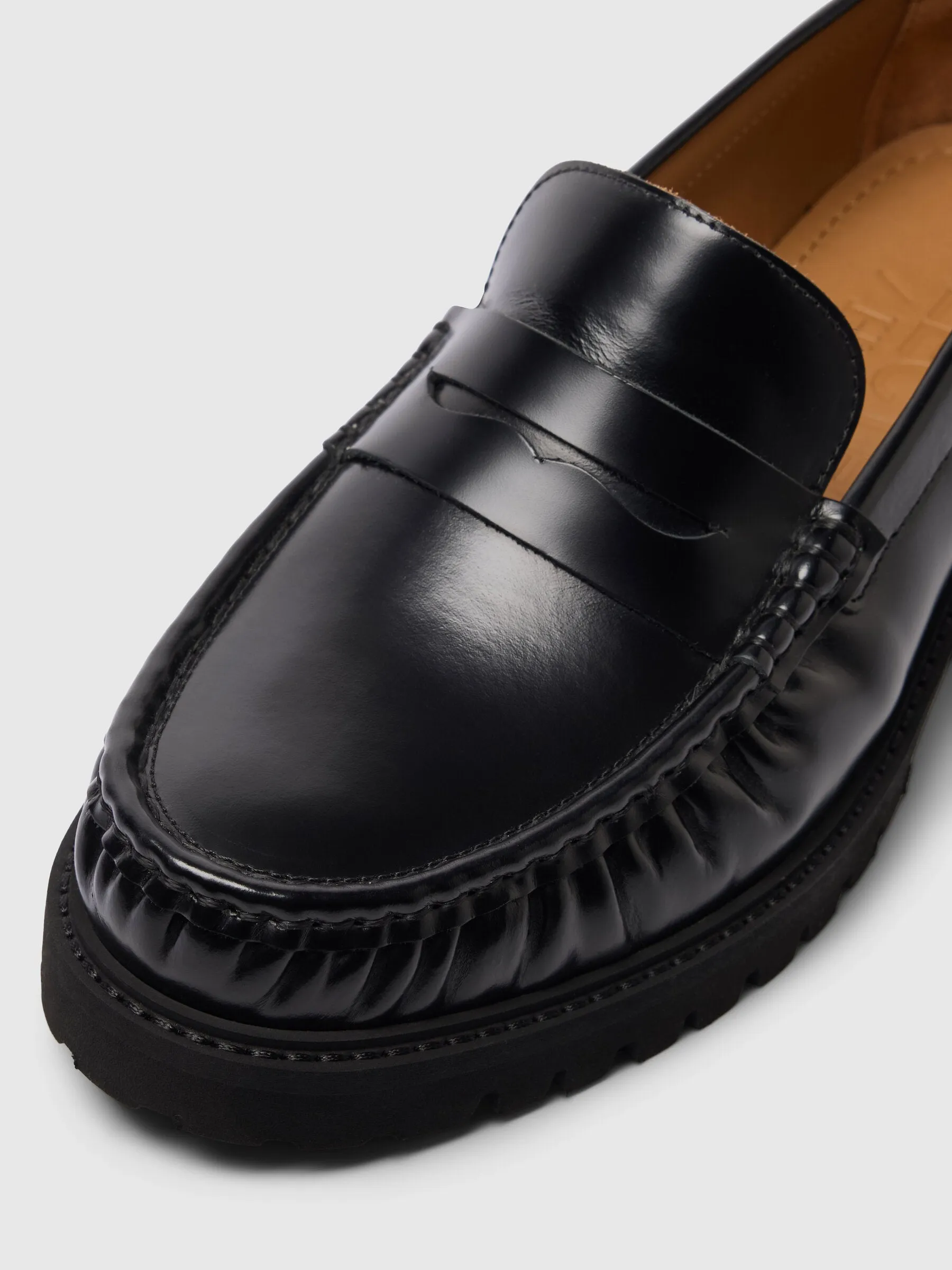 SLHHUGO LEATHER PENNY LOAFER
