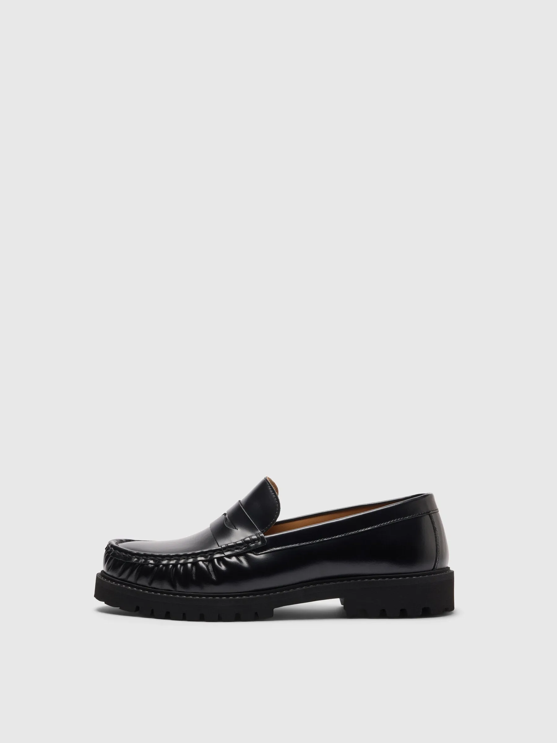 SLHHUGO LEATHER PENNY LOAFER