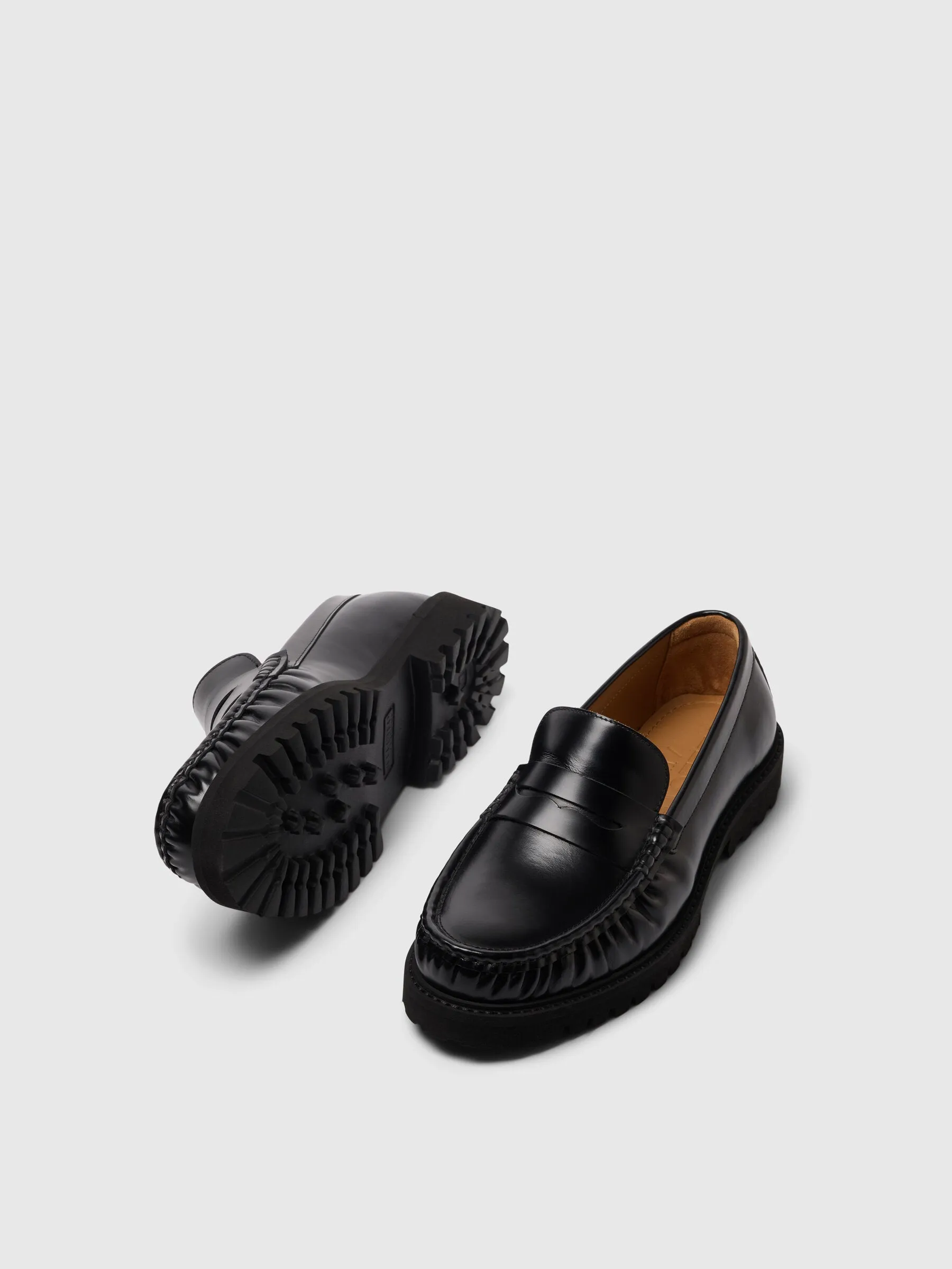 SLHHUGO LEATHER PENNY LOAFER