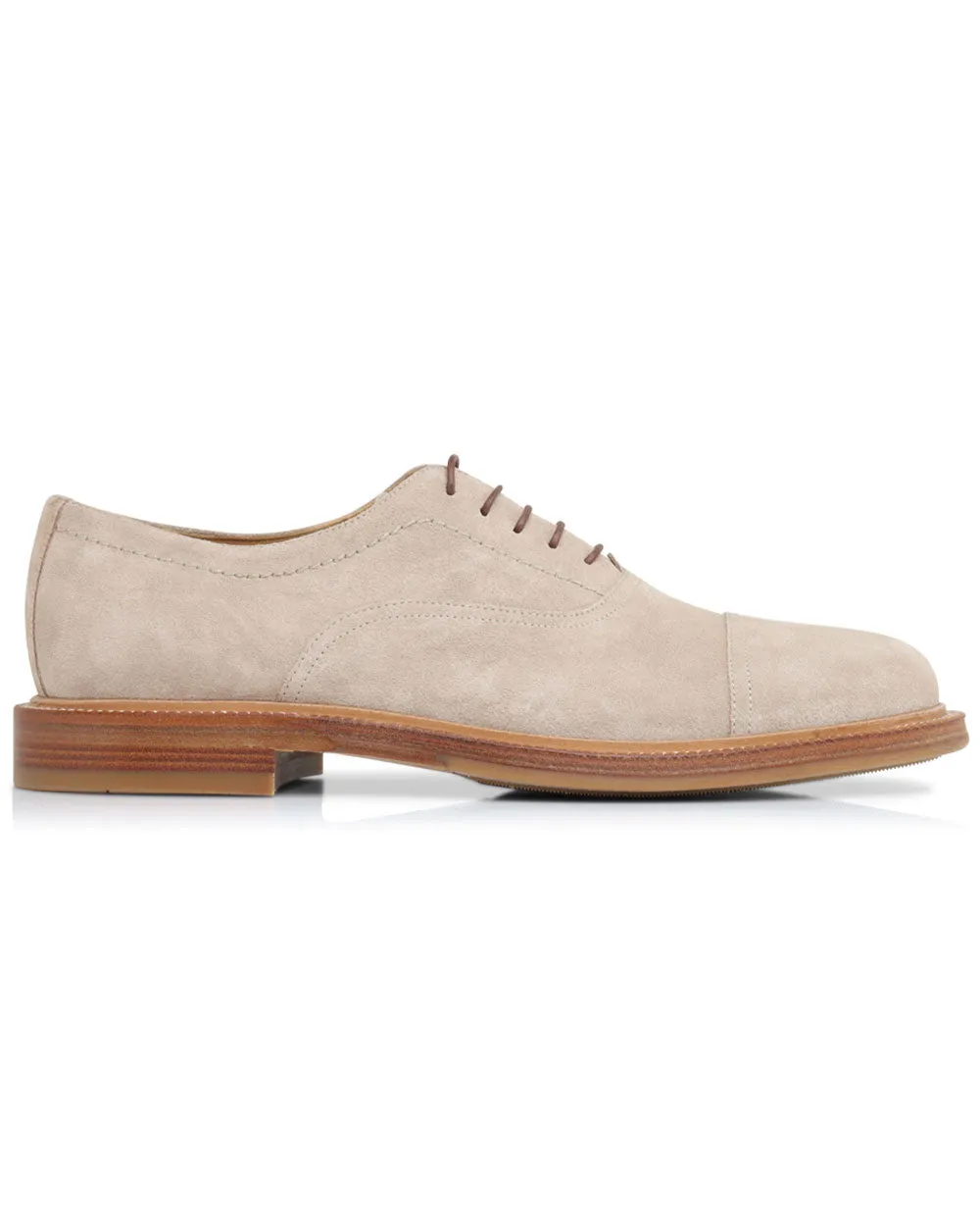 Suede Derby in Beige