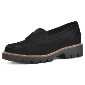 WHITE MOUNTAIN Women's Gunner Lugged Bottom Penny Loafers