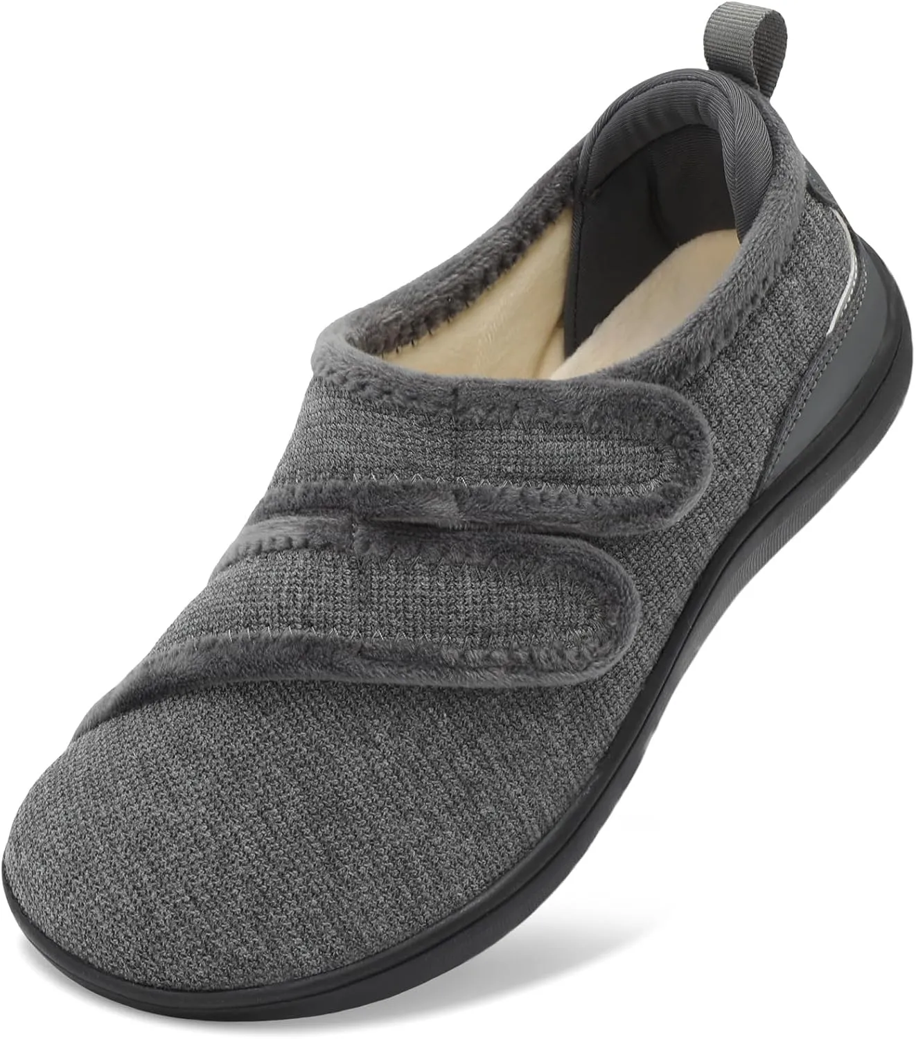 XIHALOOK Slippers for Women Diabetic Shoes Wide House Shoes Adjustable for Edema Plantar Fasciitis